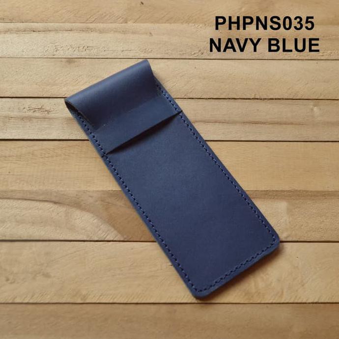 

Baru Tempat Pensil Kulit Kulit Asli Warna Navi Blue Pencil Case - Phpns035 Berkualitas