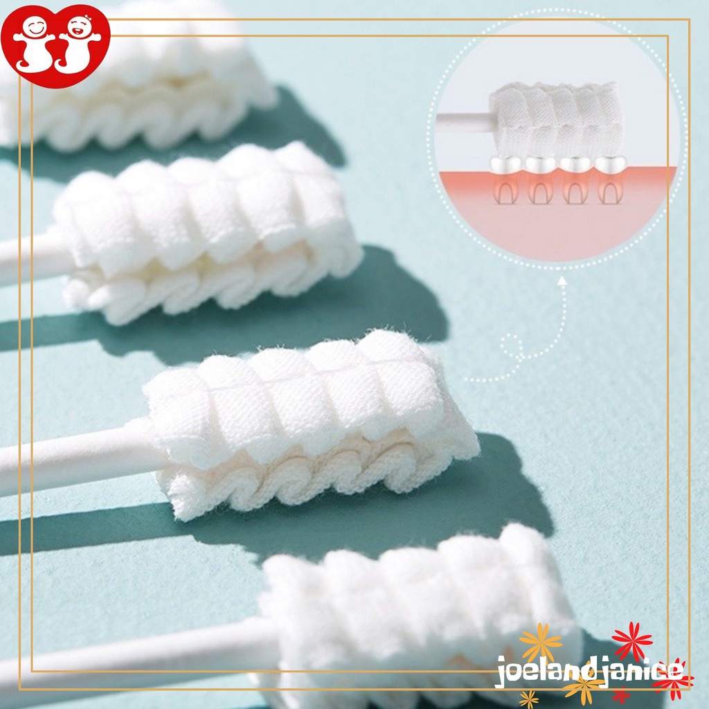 Baby Oral Cleaner Cotton Toothbrush  PACK ISI 30