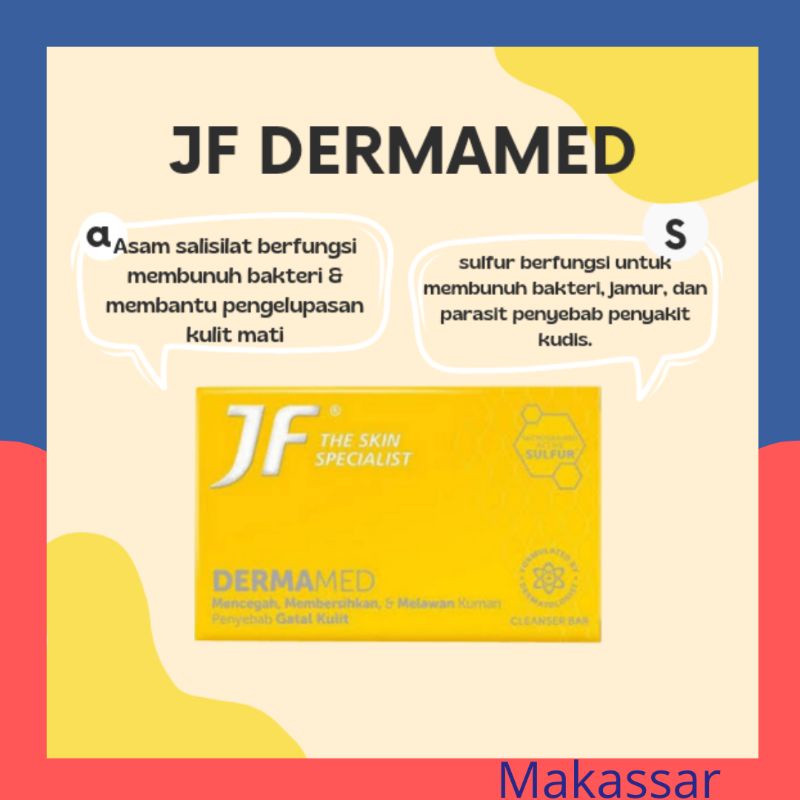 JF DERMAMED 90 g | sabun gatal kulit