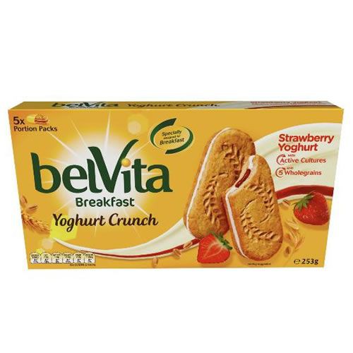 

Belvita Yoghurt Crunch Strawberry Breakfast Biskuit