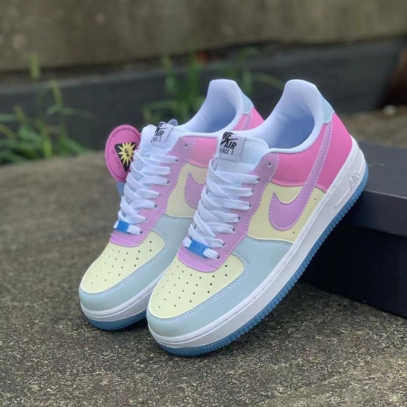 Air Force 1 UV Reactive Swoosh Kualitas Impott