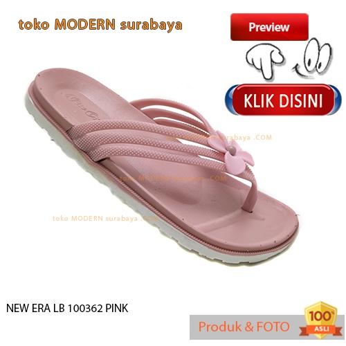 Sandal wanita casual sandal jepit karet murah NEW ERA LB 100362