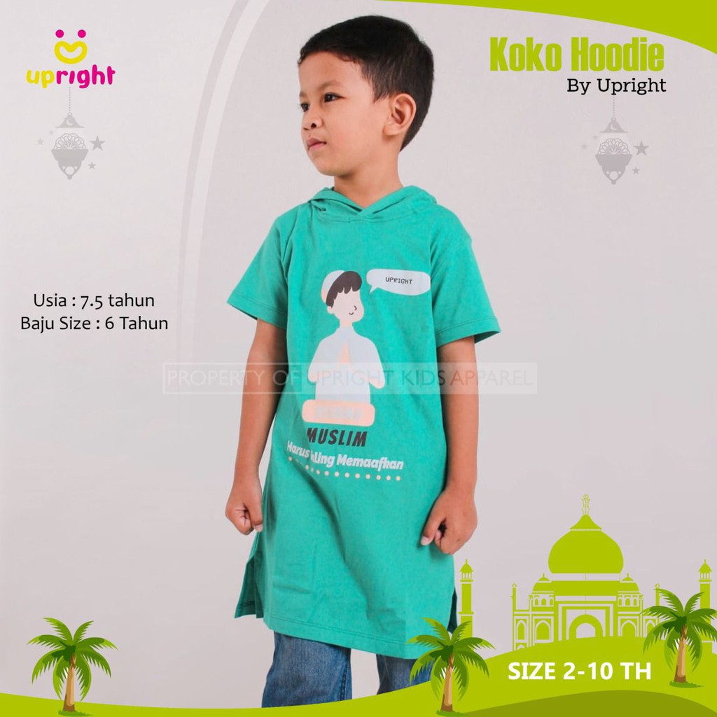 Koko Kurta Anak Hoodie Upright