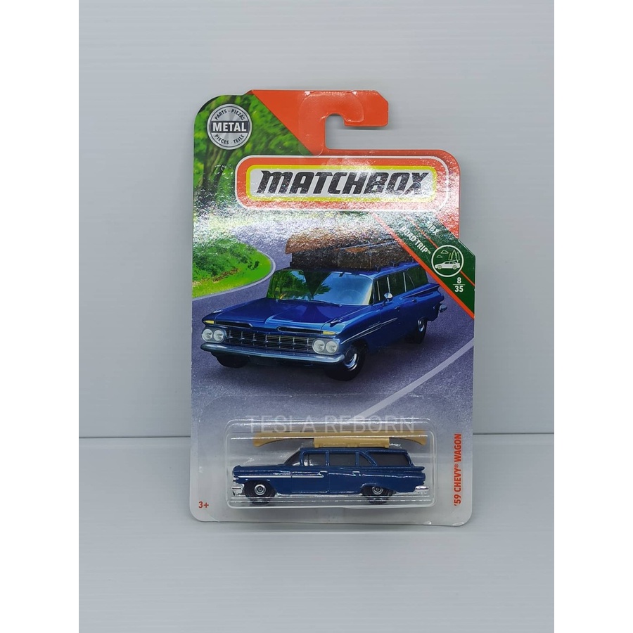 Matchbox - 59 Chevy Wagon Biru