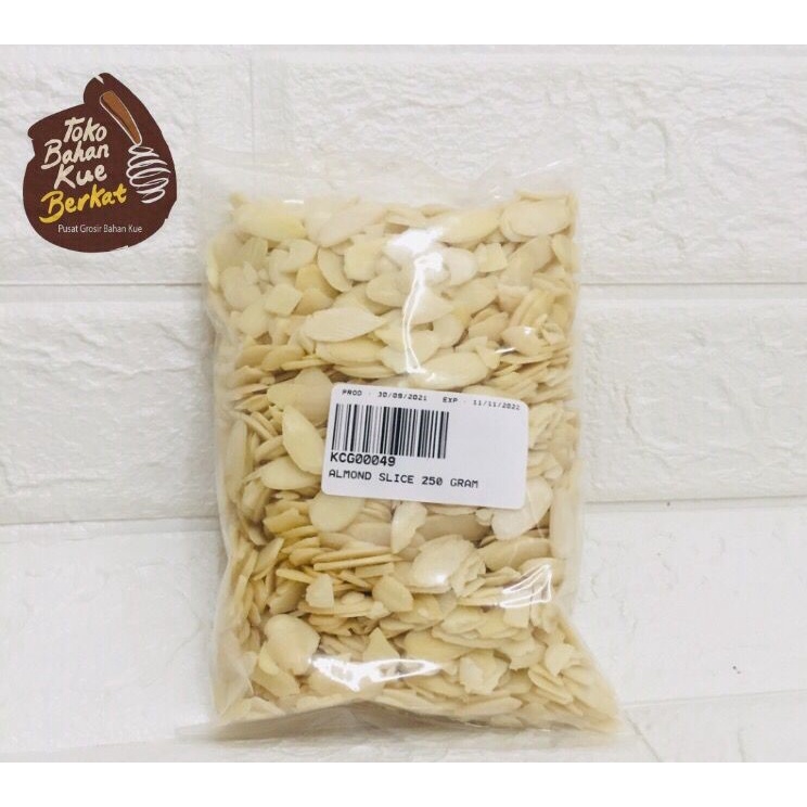 KACANG ALMOND SLICE 250 GR / TOPPING