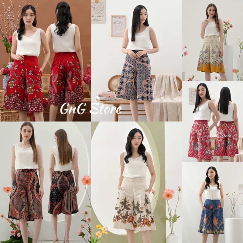 130 Series - Kulot Batik/ Bawahan Batik Wanita/ Celana batik