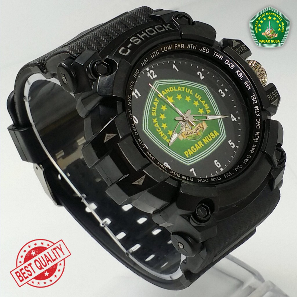 (BEST QUALITY) JAM PAGAR NUSA {NU} FULL BLACK