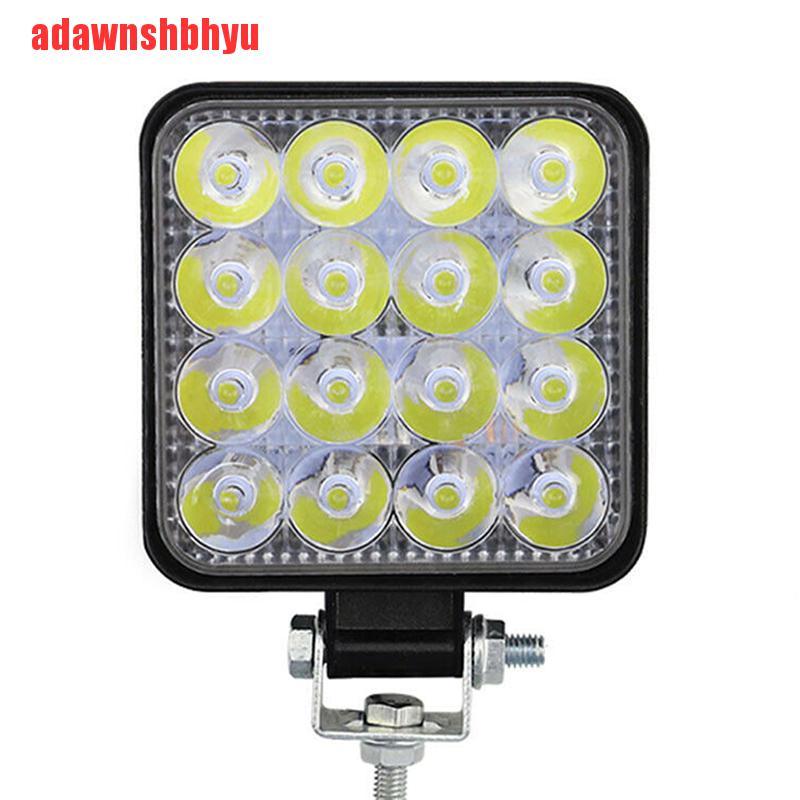 Lampu Sorot 16 Led 48w Anti Kabut Untuk Mobil/Atv/Off Road