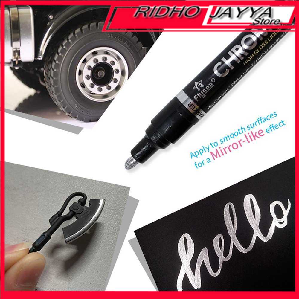 

Flysea Spidol Permanen Marker Metallic Chrome 3 mm - FS-743