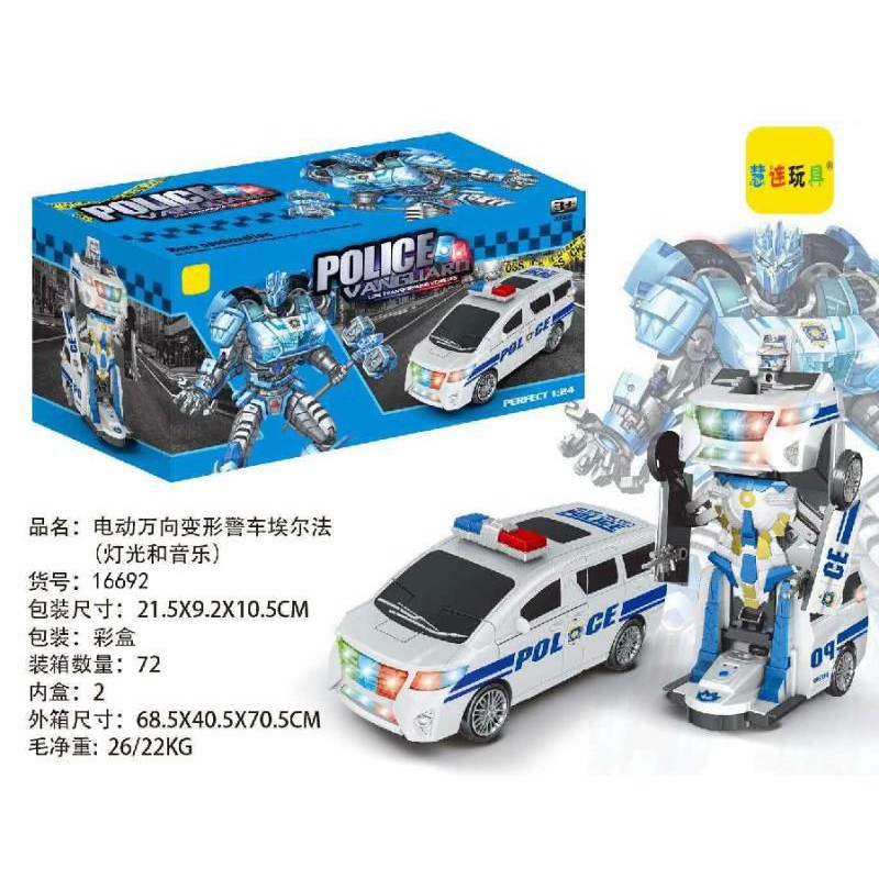 family games MAINAN MOBIL POLICE POLISI ROBOT TEMBAKAN SIRINE LAMPU