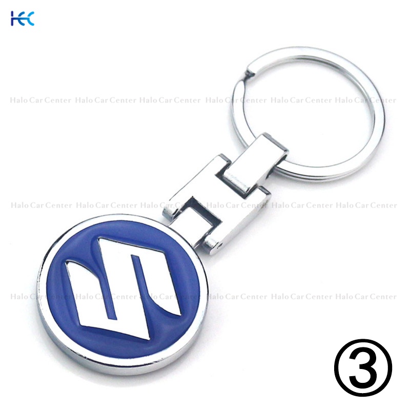 【Ready Stock】Alloy Metal Logo Motorcycle Keychain Car keychain SET for Suzuki