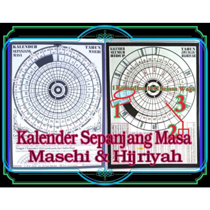 

Kalender Sepanjang Masa Masehi & Hijriyah Satu Paket