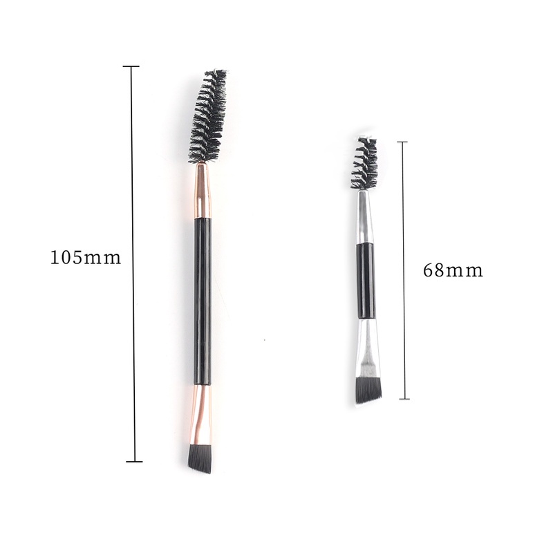 1pc Pensil Alis + Brush Bulu Mata 2 in 1 Multifungsi Adjustable Untuk Makeup / Kosmetik Wanita