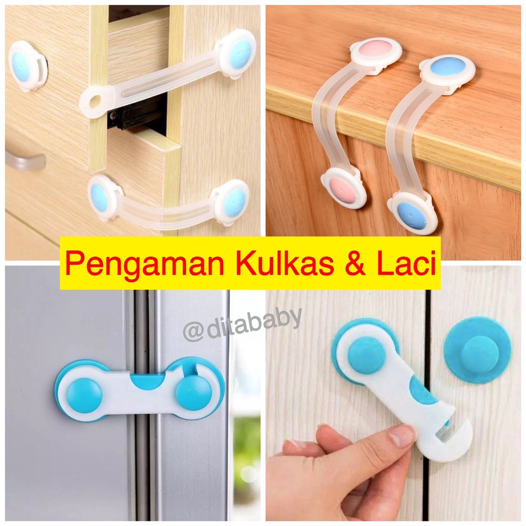 Pengaman laci  pengaman kulkas pengaman multifungsi pengaman Kulkas laci Pengaman laci lemari Pengaman Laci Lemari Bayi Kunci Kulkas Pengaman Anak Laci Baby Safety Lock Pengaman Laci Lemari Safety Lock Pintu Kulkas Pengait Penahan Pengaman Laci Lemari Saf