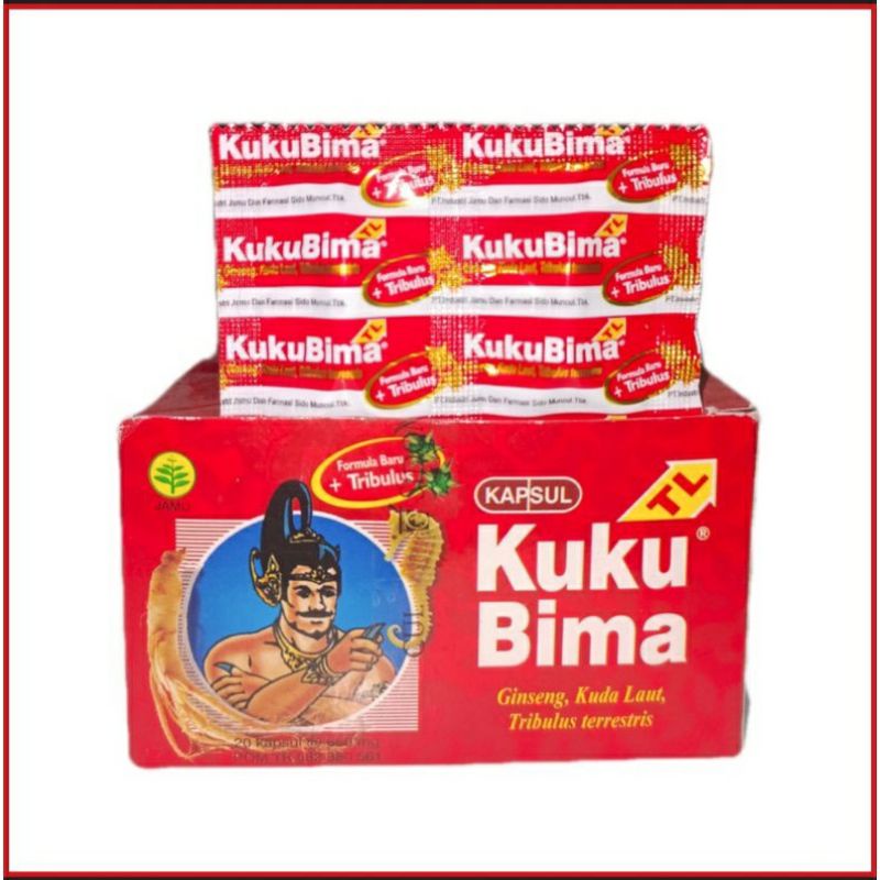 Kuat Pria Kuku Bima TL Tribulus 20 Kapsul