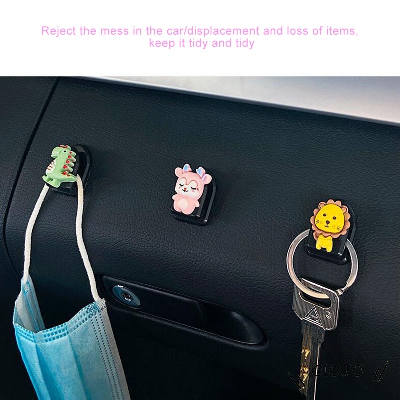 【COD】Hook Tempel Kuat Kartun/Gantungan Serbaguna Tempel Dinding Tembok Car Seat Back Hook