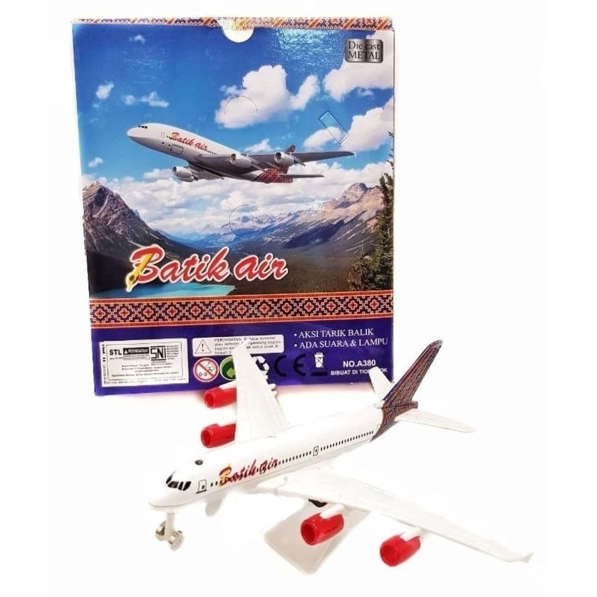 Diecast Pesawat - Miniatur Pesawat Garuda - Diecast Pesawat Jet Mainan Pesawat Batik Air Die Cast