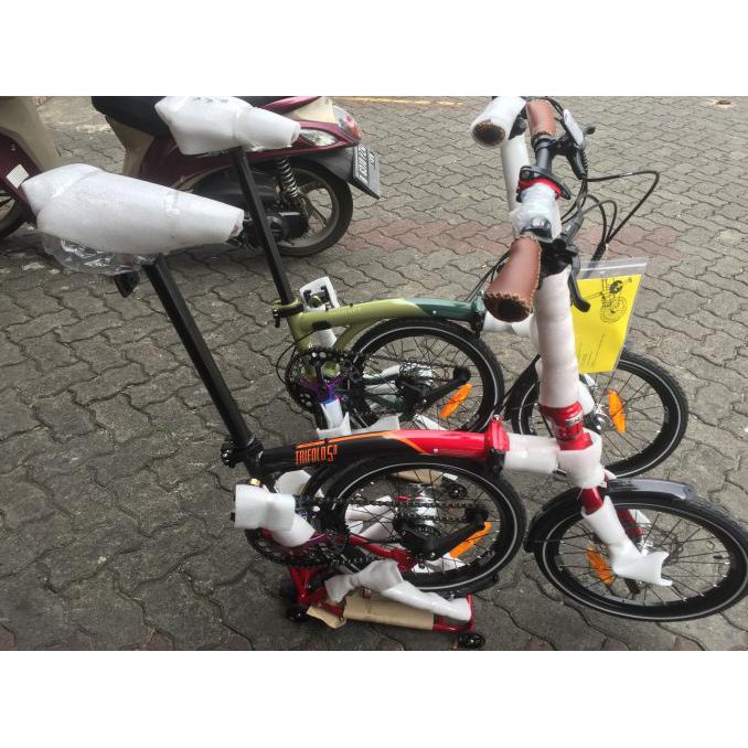 Sepeda Lipat United Trifold 5D Hydrolik Disc Seeda Lipat 16 Inch Kunestlestore