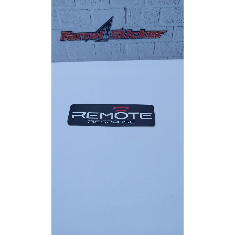 stiker sticker REMOTE REPONSE