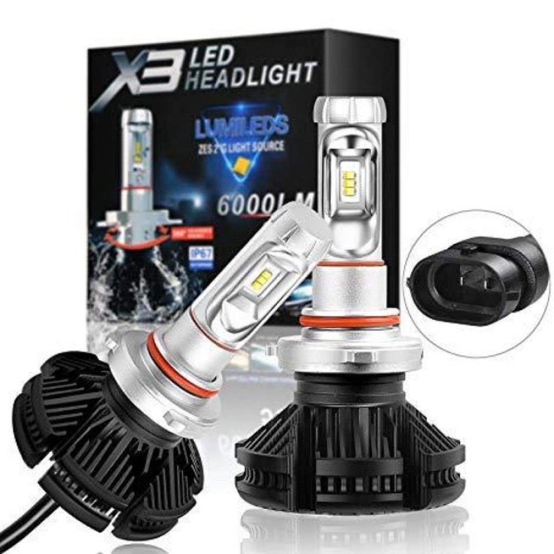 LAMPU LED X3 H11 3 WARNA - LAMPU LED X3 SOCKET H11 TERANG 3 WARNA