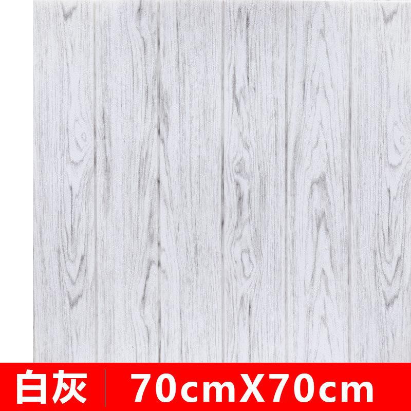 (BOW) Sale Wallsticker Dekorasi Dinding Woodfoam Dinding Motif Kayu 3D Brick Panel Wallpaper Foam