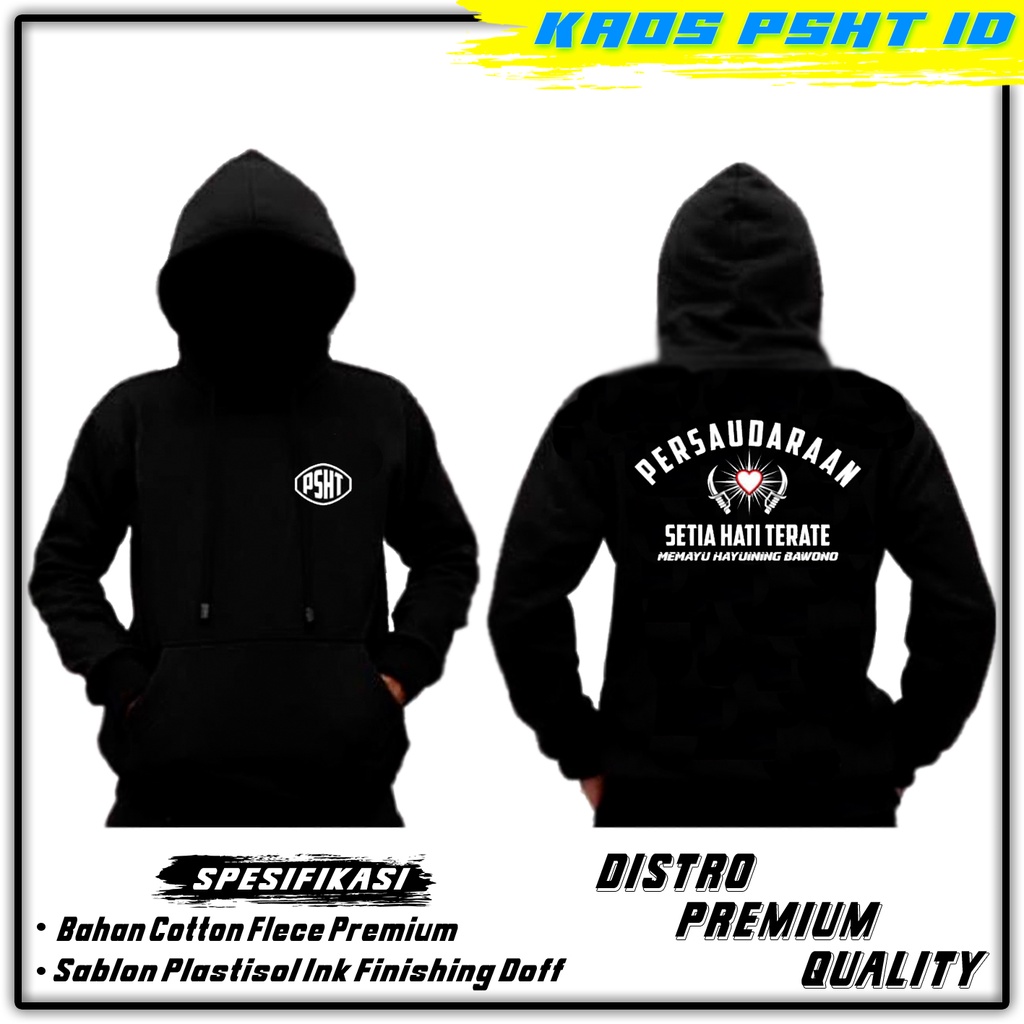 JAKET HODIE PSHT SIMPLE STYLE DEUS PRO EDITION /BISA COD/BAHAN DISTRO KAOS PSHT ID