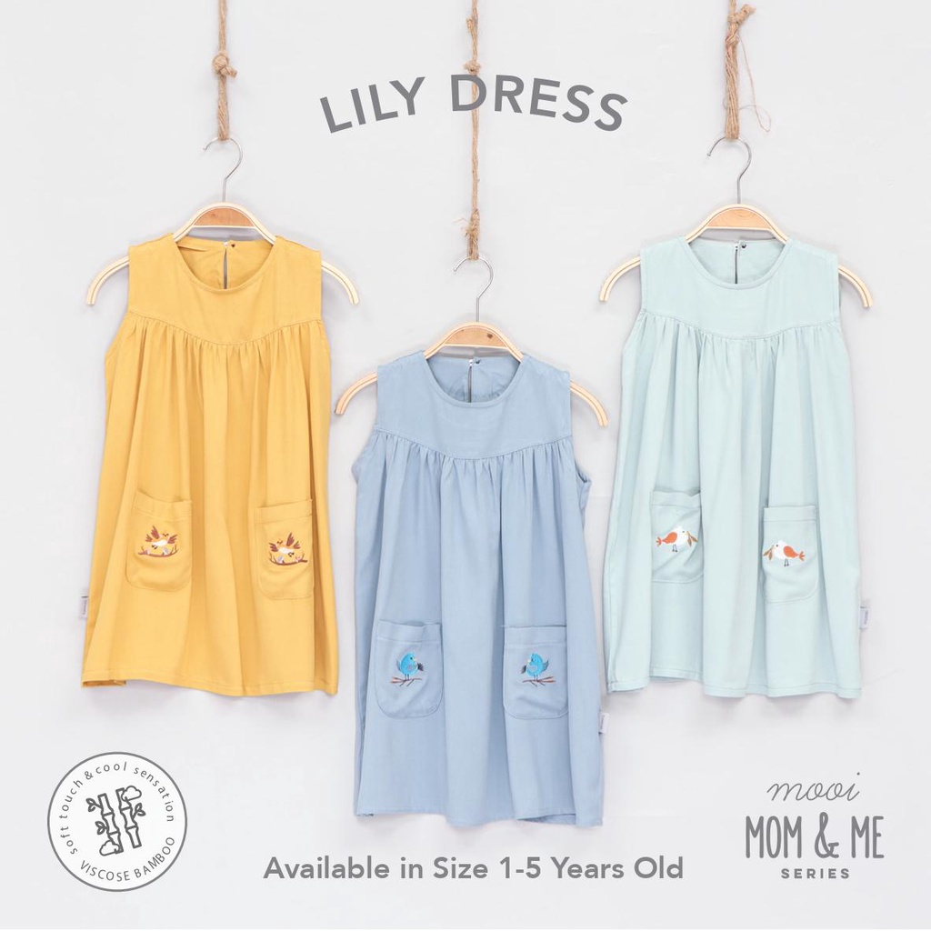 PROMO 7.7 PROMO BAJU LEBARAN MURAH CUCI GUDANG PROMO MOOI TERUSAN DRESS LILY DRESS ANAK PEREMPUAN atas anak perempuan