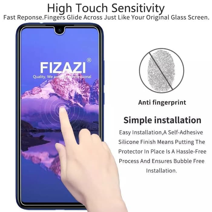 Xiaomi Redmi Note 7 Tempered Glass 2.5D Anti Gores Kaca - Bening
