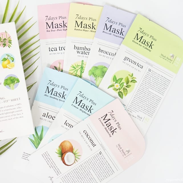 KINDSTORE❤ | Ariul The New 7 Days! Sheet Mask / Masker Vegan / Face Glowing Mask