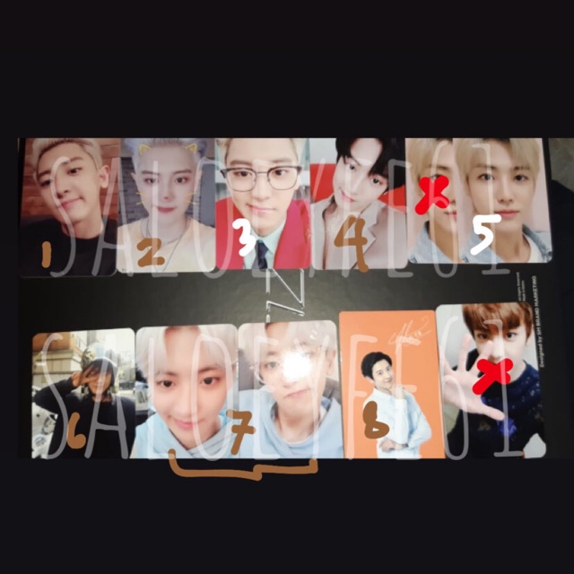 EXO-SC CHANYEOL WHAT A LIFE ALBUM DAN KIHNO PHOTOCARD (PC) OFFICIAL