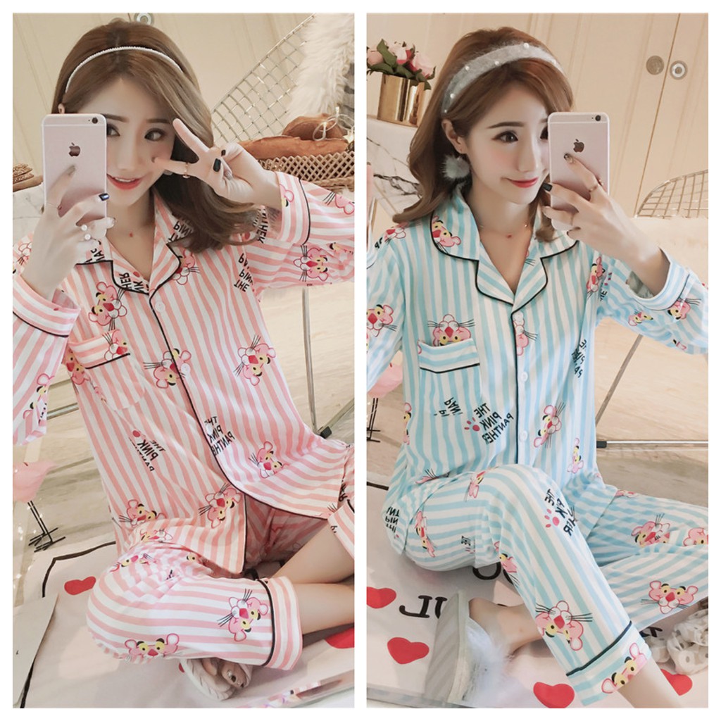 Baju tidur piyama wanita bahan import murah BTB012