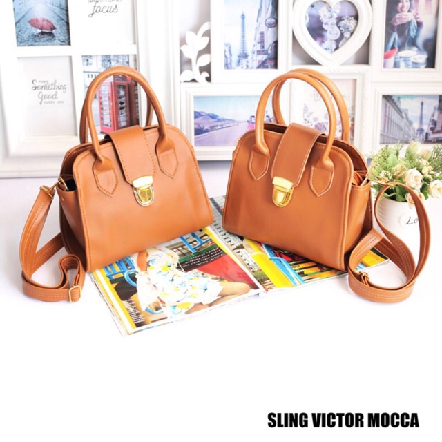 Tas Wanita SLING VICTOR MOCCA