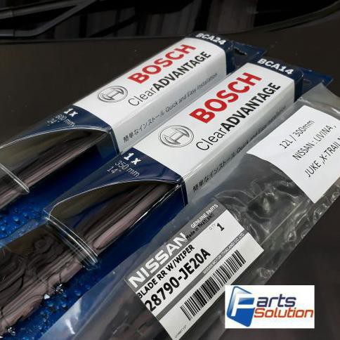 Paket Wiper Depan Belakang Livina Grand Livina X-Gear Bosch+Oem Nissan