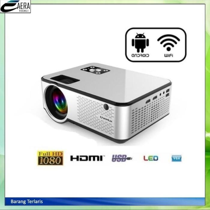 

Irled | Cheerlux C9 Android Wifi Tv Tuner Smart Mini Proyektor 2800 Lumens