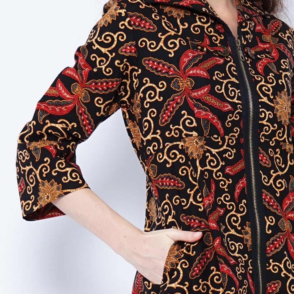 Rianty Batik Wanita Gamis Evangeline-2