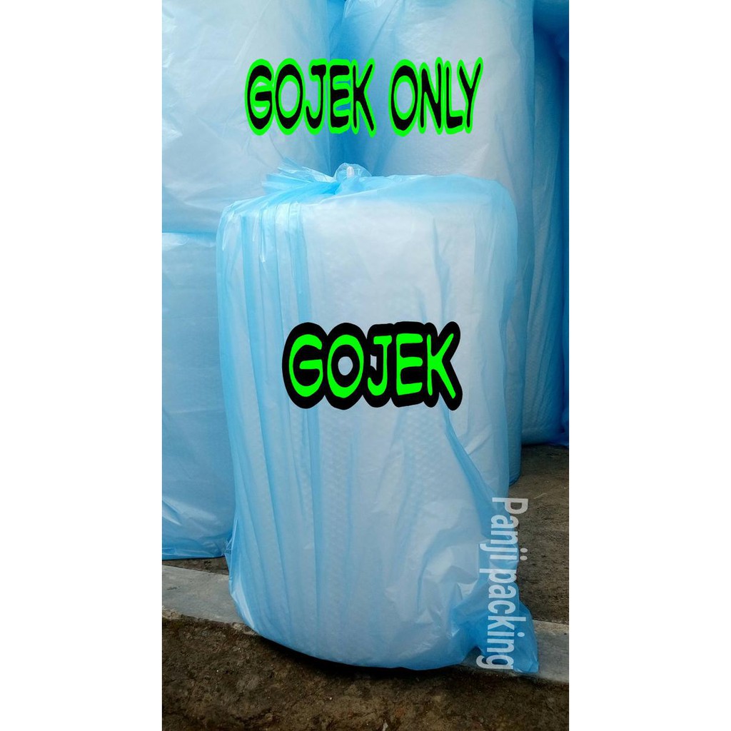 

Bubble wrap gelembung plastik packing 62.5cm x 50mtr gojek bandung - Putih BIG SALE