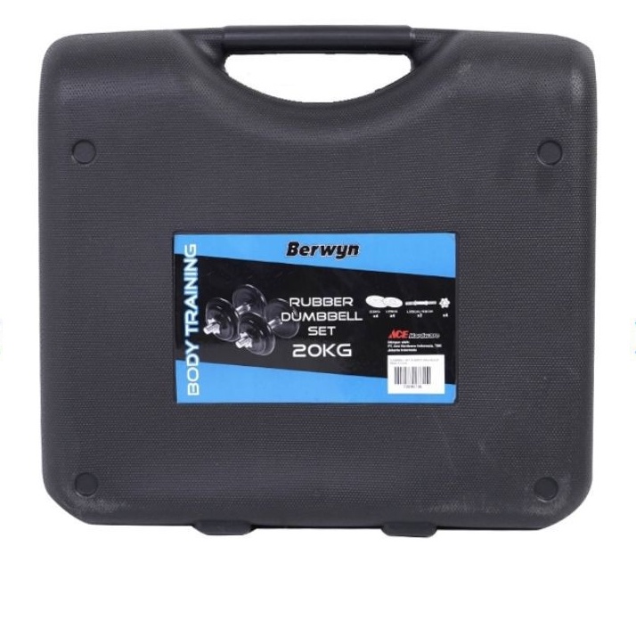 Berwyn Dumbbell Karet Set 20kg