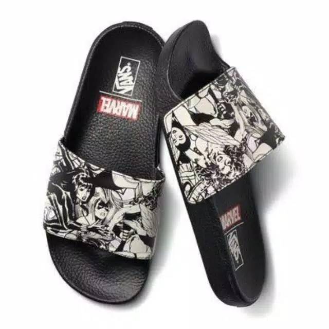 [Bisa COD] SUPER MURAH !! SANDAL SLIP ON VENNS MARVELL / SANDAL SLOP VENNS MARVEL KARAKTER / SENDAL VANSS PRIA WANITA