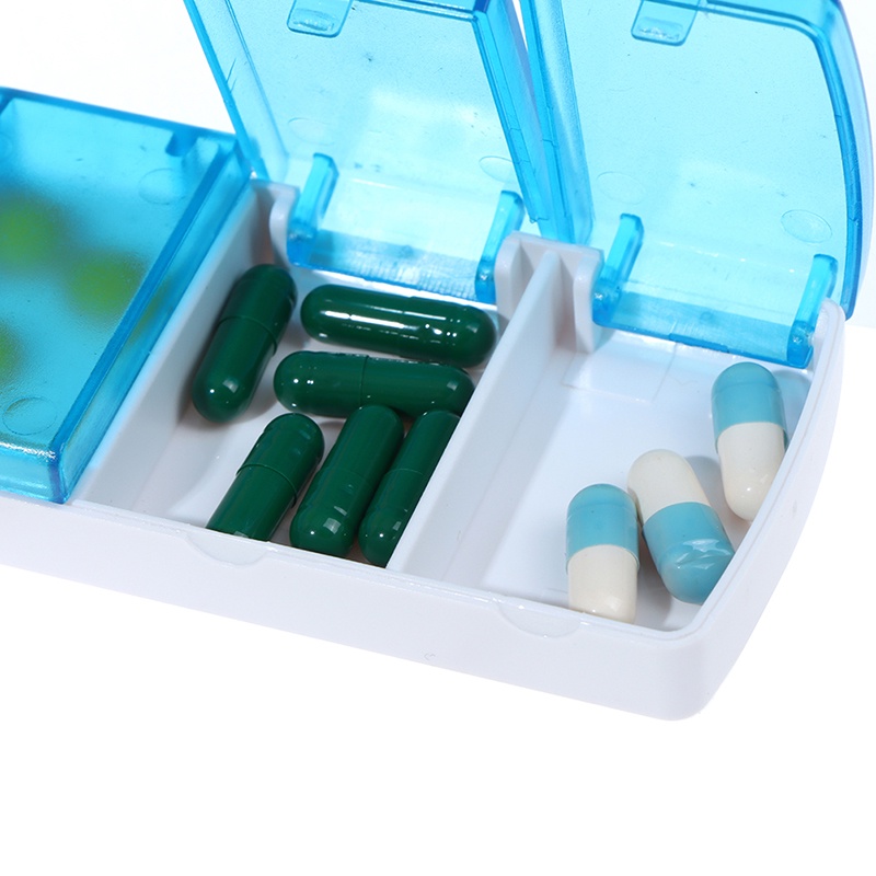 (Happy) Kotak Organizer Pil / Tablet Portable Untuk Travel