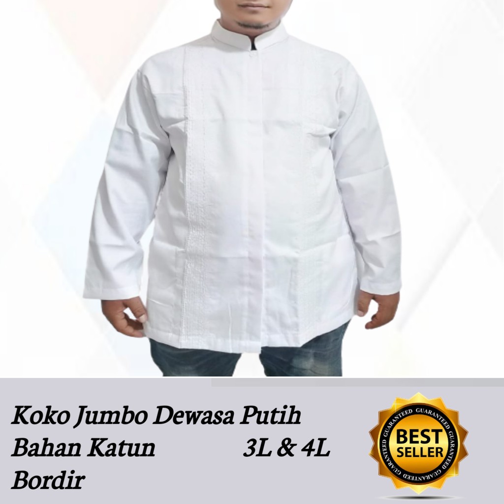 baju koko pria dewasa ukuran jumbo harga grosir bayar di tempat