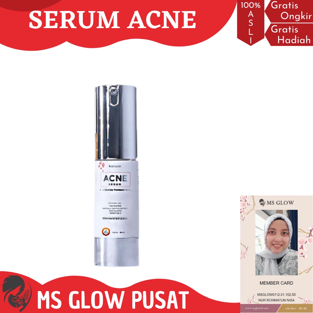 Ms Glow Serum Acne / Ms Glow Serum Acne Original / Ms Glow Acne Serum / Serum Acne Ms Glow / Serum A