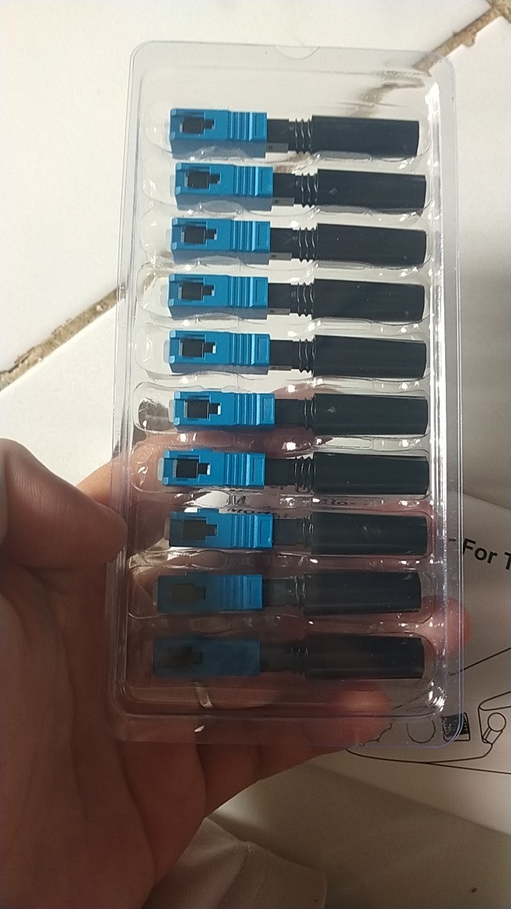 10pcs Konektor Fiber Optic Quick Cold Upc Quick Cold Upc Ftth Upc