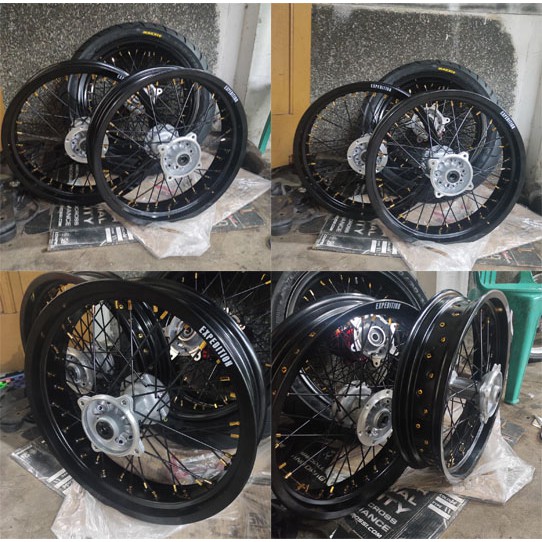 VELGSET RING VELG 17 EXPEDITION SUPERMOTO KAWASAKI KLX DTRACKER