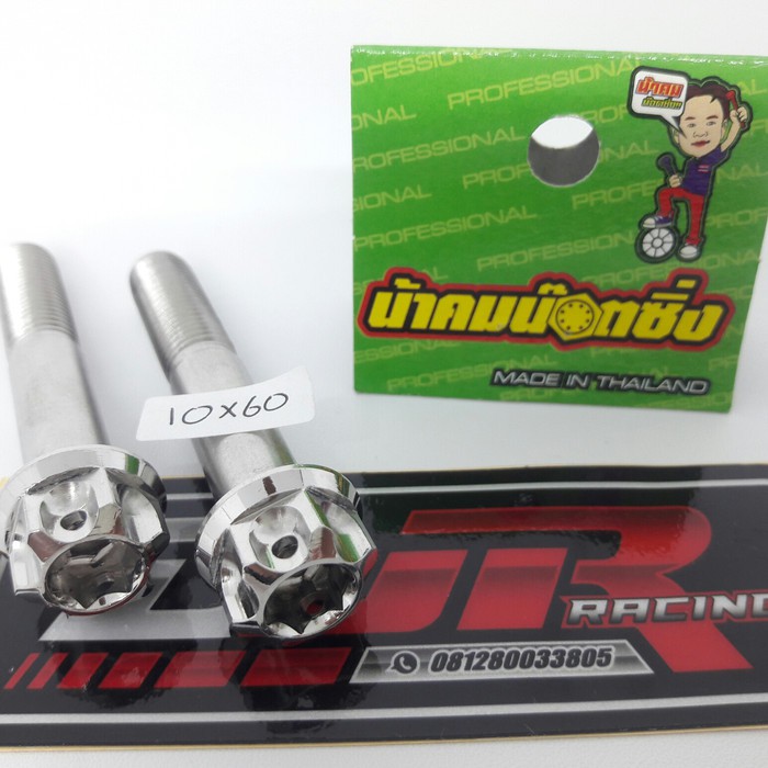 baut probolt stainless new model 10x60 baut 14 panjang 6cm compayu thailand