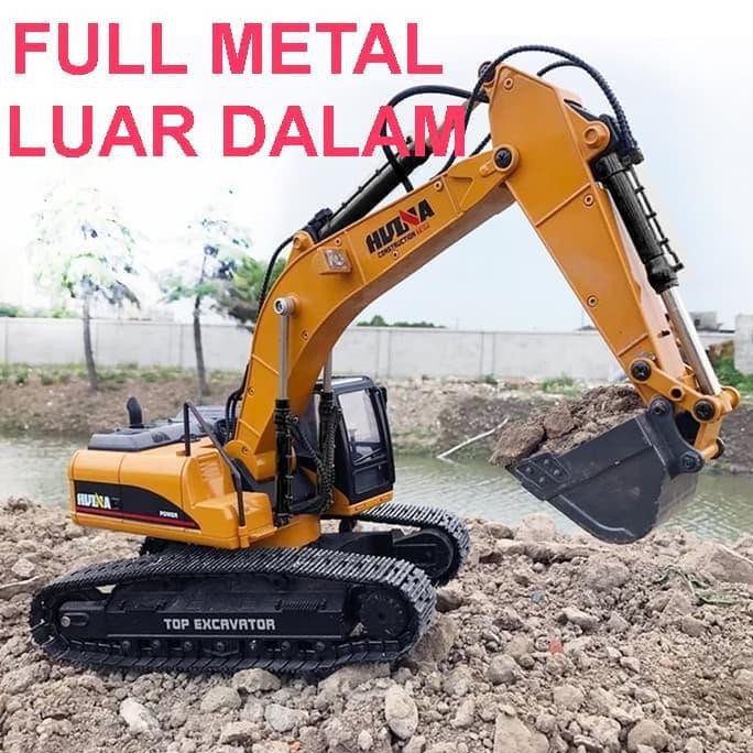 Huina 1580 Rc Excavator Big Full Metal 1/14 23Ch ( 1580 ) Cat 580