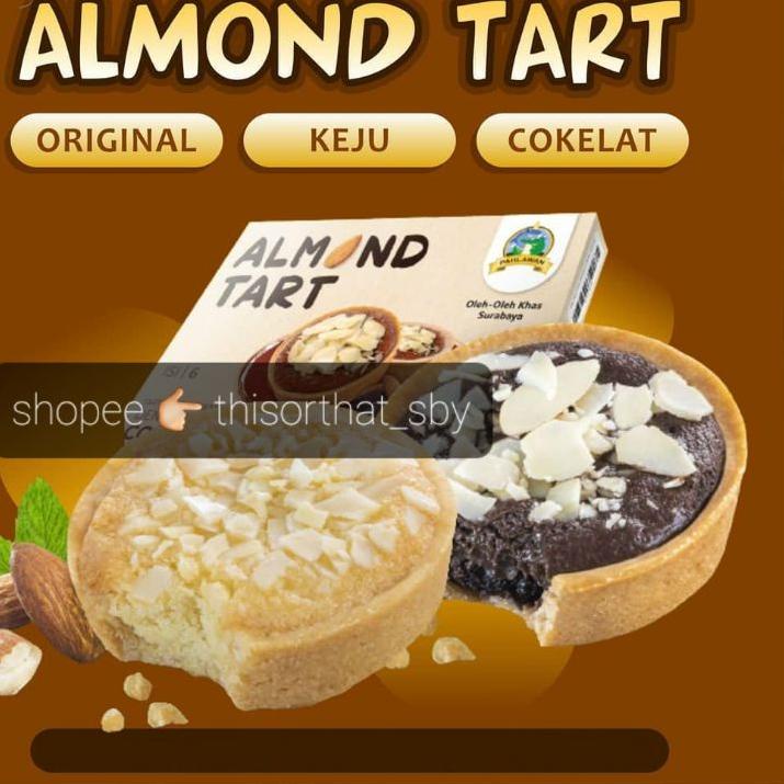 

◊ Almond Tart Pahlawan Surabaya || Isi 4 || Oleh-oleh Khas Kota Surabaya ,,.