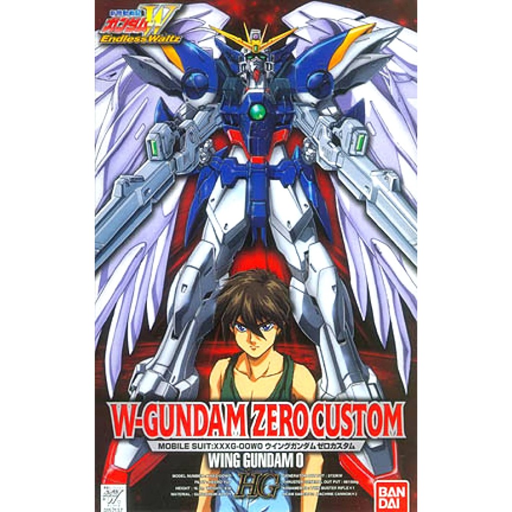 Bandai Gundam Endless Waltz 1 100 HG Wing Gundam Zero Custom Berkualitas