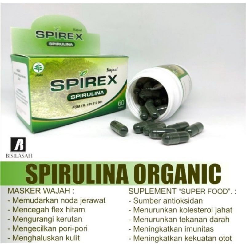 Jual Kapsul herbal spirulina SPIREX Shopee Indonesia