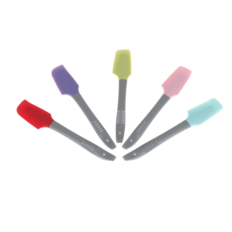 1pc Spatula Silikon Mini Untuk Mencampur Krim / Mentega / Adonan Kue