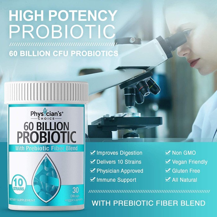 Physician Choice Probiotics 60 Billion CFU